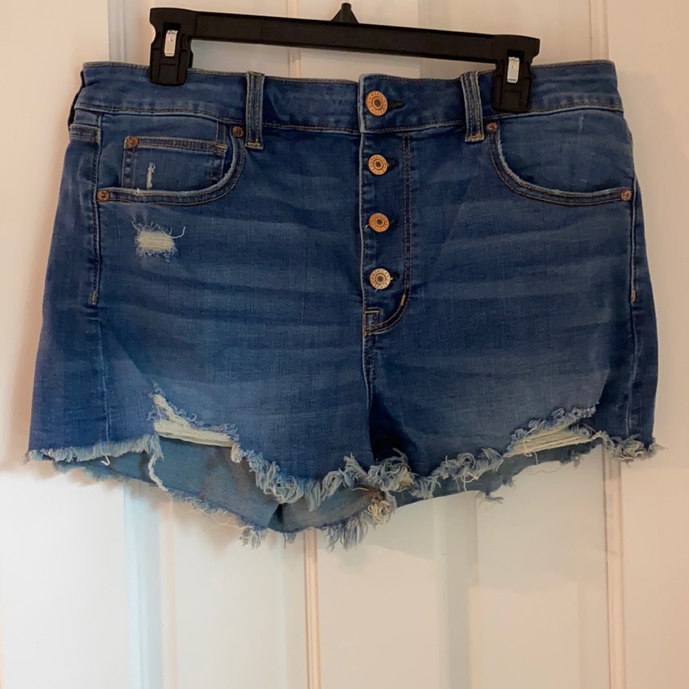American Eagle super stretch jean shorts